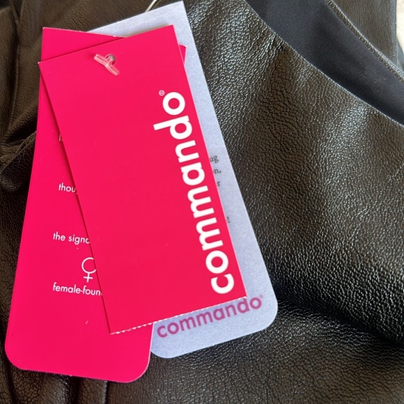 NWT: Commando: Perfect Control Faux Leather Legging in Black, Sz: XS - Picture 5 of 6